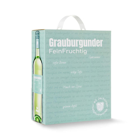 FeinFruchtig, Grauburgunder, Bag-in-Box, QbA, feinfruchtig, 3 L